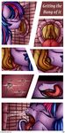  2015 absurd_res clitoris comic cunnilingus equine eyes_closed female female/female feral friendship_is_magic fur glory_hole hair hi_res horn mammal my_little_pony neko-me open_mouth oral orgasm purple_fur purple_hair pussy pussy_ejaculation pussy_juice sex tongue tongue_out twilight_sparkle_(mlp) unicorn vaginal 