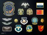  ace_combat ace_combat_5 badge badges captain_bartlett emblem namco patches wardog_squadron 