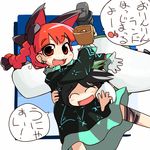  animal_ears bell black_hair braid cat_ears cow_bell gloves kaenbyou_rin multiple_girls ochinchin_land red_eyes red_hair reiuji_utsuho touhou translated twin_braids ugif 