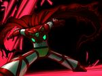  getter-1 getter_robo glowing mecha nichisogawa_asaryo no_humans solo torn_clothes 