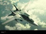  ace_combat ace_combat_5 airplane blaze_(character) drop_tank f-14 jet missiles official_art plane 