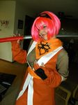  absurdres cosplay gouma_reifuden_izuna highres izuna legend_of_the_unemployed_ninja ninja non-asian photo pink_hair real 