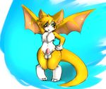  anthro balls crossgender digitigrade dust:_an_elysian_tail fidget kemonoruka male penis tapering_penis video_games wings 