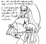 aweopalta blush breasts daughter duo embarrassed english_text fangs female inkling lipstick midriff mother nintendo parent pointy_ears purse splatoon tentacle_hair tentacles text video_games young 