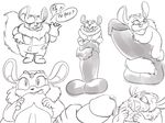  anthro archie_comics archie_sonic big_ears chest_tuft chinchilla chubby clothing cum cum_on_face disembodied_penis english_text fellatio female fluffy fur gloves looking_at_viewer male male/female mammal medleyletloose oral overweight penis plain_background rodent sex smile solo_focus sonic_(series) text thunderbolt_the_chinchilla tongue tongue_out tuft video_games white_background 