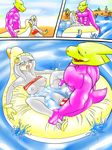  beach breasts comic fan_character female male penetration penis reptile scalie seaside smoaer vaginal vaginal_penetration water zeta_the_echidna 