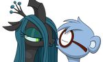  2015 alpha_channel anthro changeling culu-bluebeaver female friendship_is_magic hi_res male mammal my_little_pony queen_chrysalis_(mlp) rodent 