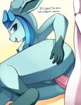  2015 anthro anthrofied breasts eeveelution female glaceon male male/female negativefox nintendo nipples penetration penis pok&eacute;mon pussy sex solo_focus text vaginal vaginal_penetration video_games 
