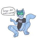  anthro bottomless clothed clothing feline game_grumps half-dressed kitazureskye male mammal shirt solo specs tiger video_games warcraft world_of_warcraft 