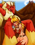  2015 blaziken breasts erection fellatio female human interspecies male male/female mammal nintendo nude oral penis pok&eacute;mon pok&eacute;philia sex vcampan video_games 