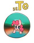  2015 cd disk equine female friendship_is_magic hair horse joycall3 mammal my_little_pony pink_hair pinkie_pie_(mlp) pony solo tellurium 