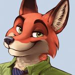  anthro canine character_from_animated_feature_film disney fox male mammal necktie nick_wilde zootopia 