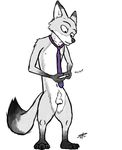  anthro canine character_from_animated_feature_film disney fox male mammal necktie nick_wilde zootopia 