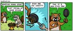 beaver buckteeth comic dialogue english_text humor mammal pandyland pun rodent squirrel text 