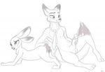  anthro canine character_from_animated_feature_film disney female fox judy_hopps lagomorph male male/female mammal nick_wilde patchsketch size_difference zootopia 