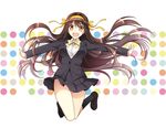  brown_eyes brown_hair jumping kouyouen_academy_uniform long_hair nagato_yuki-chan_no_shoushitsu open_mouth outstretched_arms school_uniform skirt smile solo suzumiya_haruhi suzumiya_haruhi_no_shoushitsu suzumiya_haruhi_no_yuuutsu tsubasam very_long_hair 