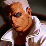  batou face ghost_in_the_shell ilya_kuvshinov lips male_focus solo upper_body white_hair 