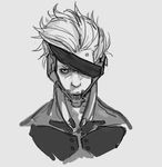  bad_id bad_pixiv_id cyborg eyepatch greyscale hirundo_rustica lowres male_focus metal_gear_(series) monochrome portrait raiden simple_background sketch solo 