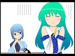  1boy 1girl cellophane comic gustav_(telomere_na) kochiya_sanae morichika_rinnosuke silent_comic touhou 