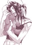  lowres monochrome saiyuki sakira sha_gojyo 