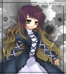  dress gradient_hair hanao_(kuma-tan_flash!) hijiri_byakuren long_hair multicolored_hair solo touhou yellow_eyes 