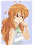  alice_gehabich artist_request bakugan bakugan_battle_brawlers bangs long_hair lowres orange_hair solo 