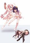  ahegao defeated drooling empty_eyes fighting_stockings_girl legwear mvv passed_out pussy_juice rolling_eyes simple_background thighhighs 