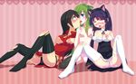  ahegao defeated drooling empty_eyes fighting_stockings_girl legwear mvv passed_out pussy_juice rolling_eyes tagme thighhighs yuri 