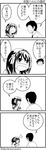  1girl comic greyscale hairband highres kandanchi kita_high_school_uniform kyon monochrome school_uniform serafuku short_hair suzumiya_haruhi suzumiya_haruhi_no_yuuutsu translated 