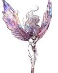  battle_tendency gedoooo jojo_no_kimyou_na_bouken kars_(jojo) loincloth long_hair male_focus solo wings 