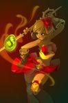  dancing dofus french hair_ornament smile sword weapon xavier_houssin 