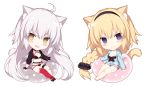  :d ahoge animal_ear_fluff animal_ears asymmetrical_legwear bare_legs barefoot bikini black_bikini black_gloves black_hairband blonde_hair blue_jacket blush_stickers breasts brown_eyes cat_ears cat_girl cat_tail cleavage closed_mouth commentary_request fate/grand_order fate_(series) gloves hairband head_tilt hood hood_down hooded_jacket innertube jacket jeanne_d&#039;arc_(alter_swimsuit_berserker) jeanne_d&#039;arc_(fate)_(all) jeanne_d&#039;arc_(swimsuit_archer) jeanne_d'arc_(alter)_(fate) jeanne_d'arc_(alter_swimsuit_berserker) jeanne_d'arc_(fate) jeanne_d'arc_(fate)_(all) jeanne_d'arc_(swimsuit_archer) kemonomimi_mode long_hair long_sleeves medium_breasts miko_92 multiple_girls navel o-ring o-ring_bikini o-ring_bottom o-ring_top open_clothes open_jacket open_mouth purple_eyes red_legwear silver_hair single_thighhigh sitting smile swimsuit tail thighhighs very_long_hair white_background 