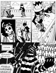  3boys brook comic garththedestroyer laughing md5_mismatch monochrome multiple_boys one_piece roronoa_zoro ship skeleton zeo_(one_piece) 