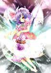  bangs barefoot muso-comet remilia_scarlet solo touhou wings 