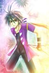  bakugan_battle_brawlers black_hair brown_eyes kazami_shun long_hair male_focus solo 