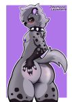 absurd_res anthro butt hi_res hyena male mammal solo tail ziromoon