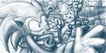  group monochrome sonic sonic_generations sonic_the_hedgehog 