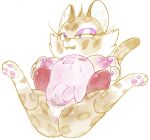 alien anthro anus areola balls big_breasts blush bodily_fluids breasts butt clawroline claws colored_nails cum cum_inside digital_drawing_(artwork) digital_media_(artwork) duo exposed_breasts eyelashes eyeshadow fangs feet felid female female_penetrated fur genital_fluids genitals hi_res icydirtball kirby kirby_(series) kirby_and_the_forgotten_land leopard makeup male male/female male_penetrating male_penetrating_female mammal nails nintendo nipples not_furry nude open_mouth orange_body orange_fur pantherine pawpads paws penetration penile penile_penetration penis penis_in_pussy pink_body pink_nipples purple_eyes pussy sex spots spread_pussy spreading sweat sweatdrop tail teeth thick_thighs vaginal vaginal_penetration waddling_head wide_hips