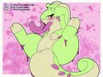 2023 4:3 generation_2_pokemon generation_6_pokemon goodra hi_res hybrid_pokemon long_tongue nintendo pokemon pokemon_(species) presenting quilava syngie text tongue url