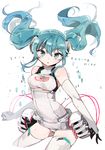  2014 aqua_eyes aqua_hair bad_id bad_pixiv_id ca character_name cropped_legs elbow_gloves gloves goodsmile_company goodsmile_racing hatsune_miku headphones leotard long_hair race_queen racing_miku racing_miku_(2014) solo thighhighs twintails vocaloid 