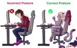 acutegabby breasts chair claws clothing computer domestic_cat don&#039;tletyourmemesbememes drawing electronics eyes felid feline felis furniture hi_res invalid_tag mammal meme nipples nude pantherine paws pen posture sitting snow snow_leopard table tablet transformation