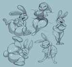 anthro bent_over big_breasts bigdad bottomwear bra breasts cleavage clothed clothing curvy_figure disney feet female fingers genitals hand_on_own_face hands_on_own_breasts hi_res hotpants judy_hopps lagomorph leggings legwear leporid long_ears looking_at_viewer lying mammal midriff narrowed_eyes nude on_back one_eye_closed open_mouth pussy rabbit scut_tail shirt short_tail shorts sitting solo sports_bra spread_legs spreading standing tail thick_thighs toes topwear underwear voluptuous wide_hips zootopia