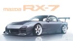  car highres mazda_rx-7 mazda_rx-7_fd motor_vehicle no_humans original reflection signature simana simple_background spoiler_(automobile) sports_car stance_(vehicle) vehicle_focus vehicle_name 