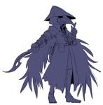  belt bloodborne boots cape eileen_the_crow gauntlets hat mask monochrome murai_shinobu pouch solo sword weapon 