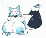 animal_humanoid animated big_breasts big_butt breasts butt curvy_figure deltarune female female_focus humanoid machine pawpads paws petroverr robot robot_humanoid smile tasque_manager thick_thighs undertale_(series)