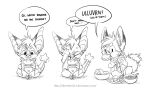 2016 annoyed anthro bat beady_eyes bowl bread canid canine cheese chips_(food) clothed clothing comet_(silverfox5213) comic container corn_chips dairy_products dialogue duo eating electronics english_text facepalm food food_in_mouth fox fur game_console grimace hair kitchen_utensils macaroni macaroni_and_cheese male mammal pasta plate red_fox silverfox5213 silverfox5213_(character) speech_bubble star_(shape) text tools true_fox url