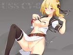  aosora_kamiya belt blonde_hair blonde_pubic_hair blush borrowed_character bow breasts character_name cum cum_in_pussy cum_on_body cum_on_breasts cum_on_clothes cum_on_upper_body enterprise_(pacific) hair_bow jewelry kantai_collection medium_breasts nipples no_bra no_panties open_clothes open_shirt original pacific pubic_hair red_eyes ring shirt solo tears thighhighs uss_enterprise_(cv-6) wedding_band 