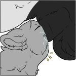 animal_genitalia avian balls genitals gryphon male mythological_avian mythological_creature mythology neck_bulge sheath symrea telegram_sticker