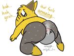 ambiguous_gender anal anal_penetration anon big_butt bodily_fluids butt dialogue drowzee duo facesitting fur generation_1_pokemon hi_res male male/ambiguous musk musk_clouds nintendo oral penetration pokemon pokemon_(species) rimming riskaster sex sitting_on_another slightly_chubby smothering sweat sweaty_butt thick_thighs yellow_body yellow_fur