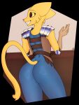 absurd_res anthro armor bethesda_softworks blue_clothing blue_legwear bodysuit clothing felid female gloomythf_(artist) hi_res humanoid katia_managan khajiit legwear mammal prequel_adventure skinsuit solo the_elder_scrolls tight_clothing topwear vest